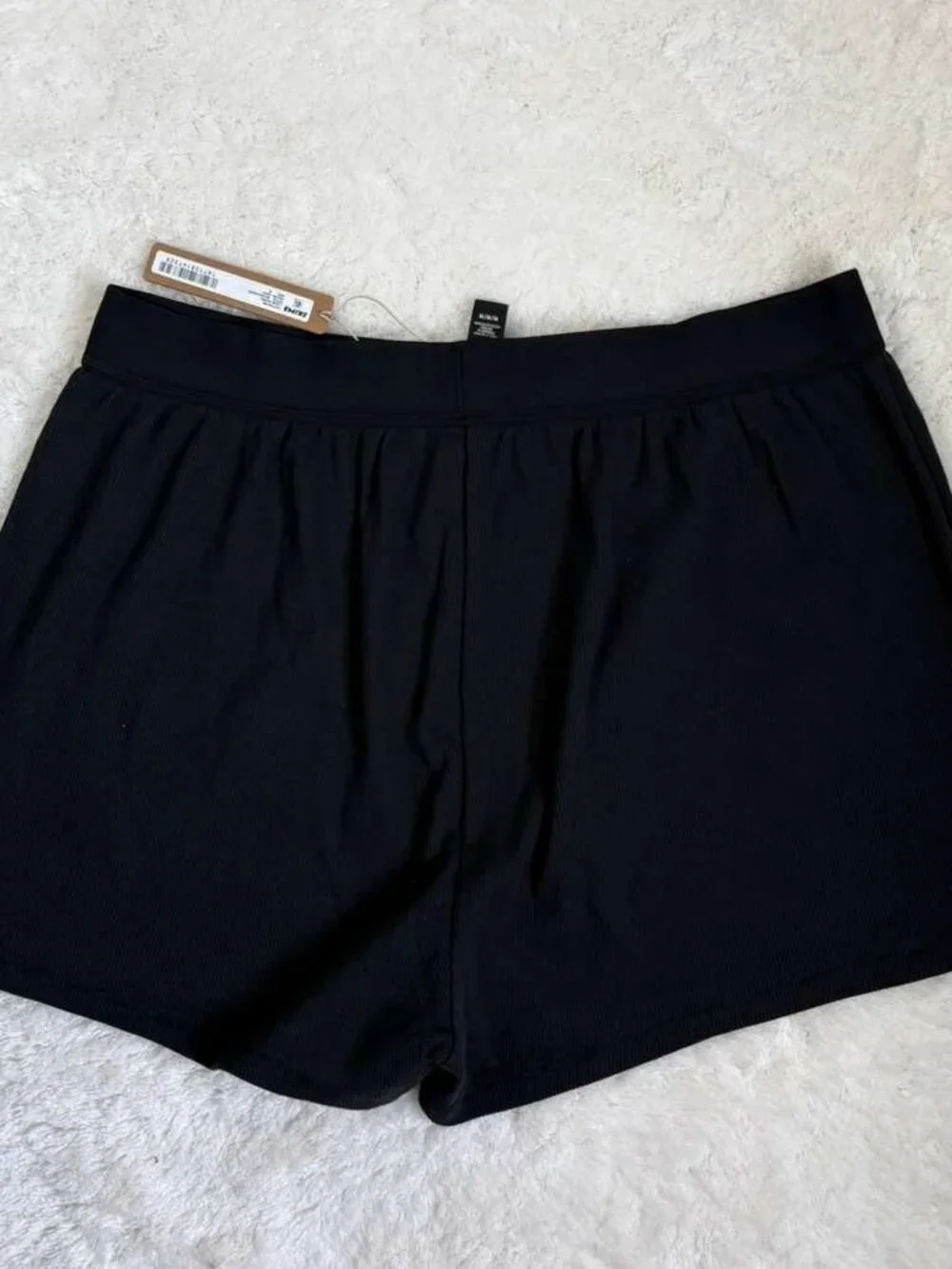 🖤 SKIMS Cotton Rib Loose Boxer | Soot | M | NWT ✨